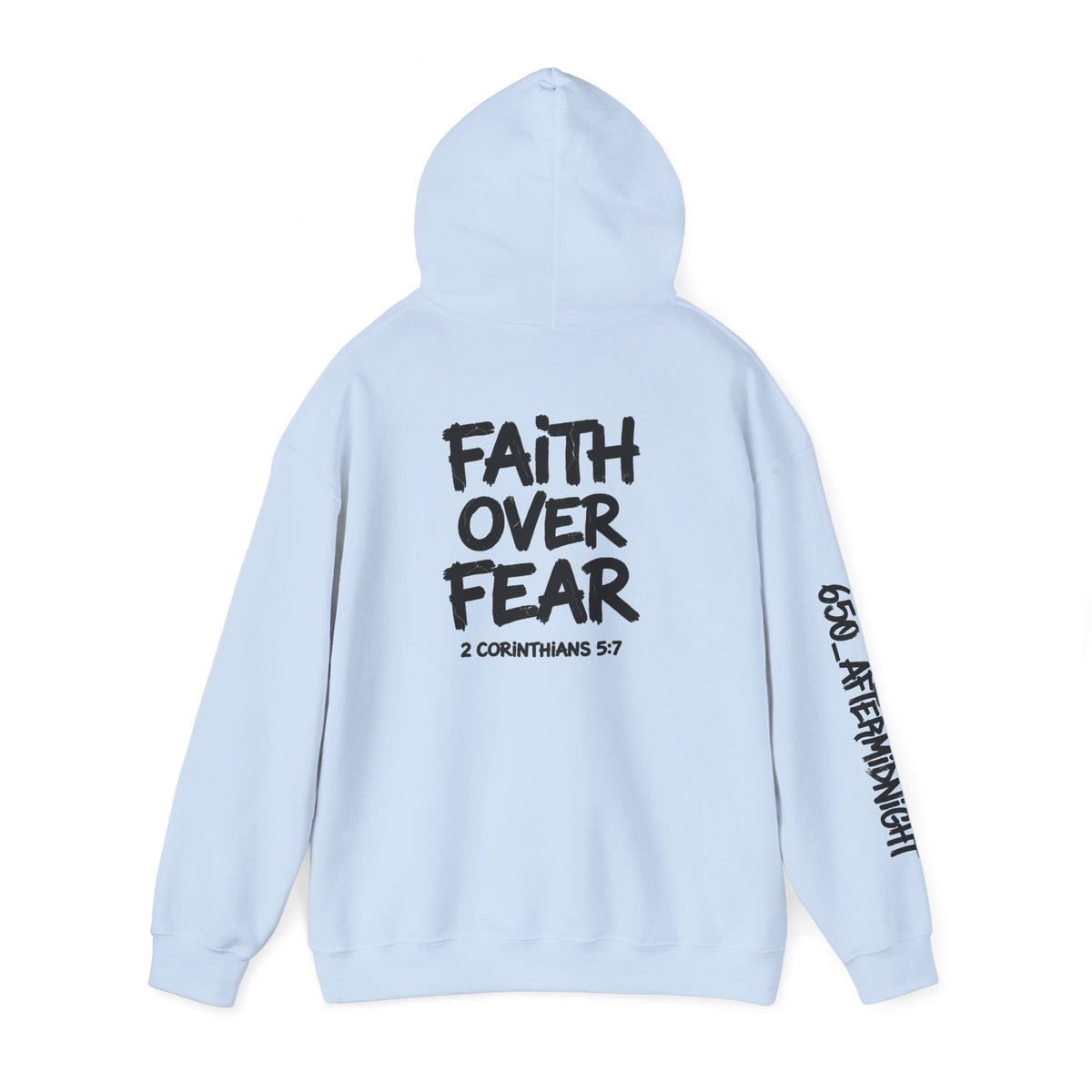 Faith Over Fear Hoodie — "Fearless" Christian Graphic Pullover