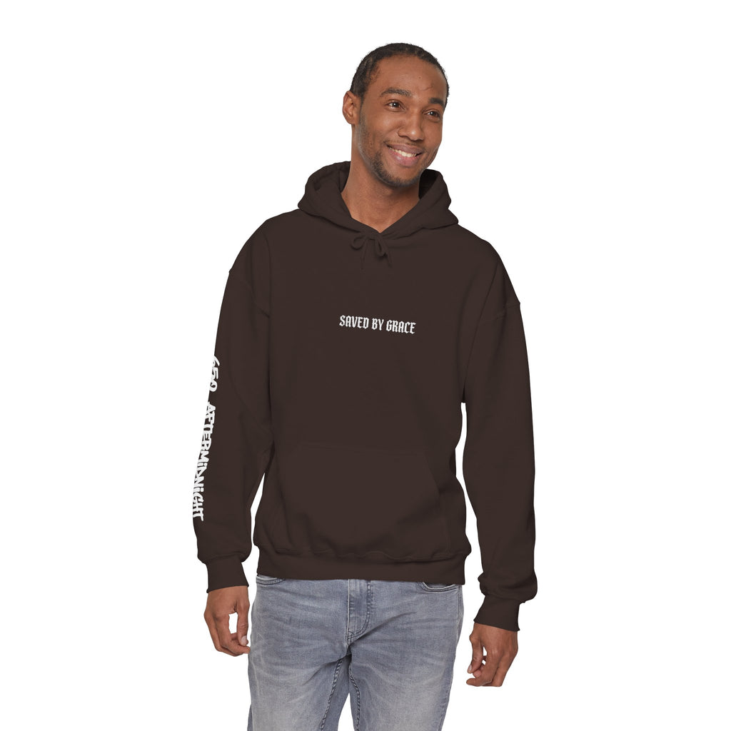 Saved By Grace Hoodie — Christian Faith Pullover (Ephesians 2:8)