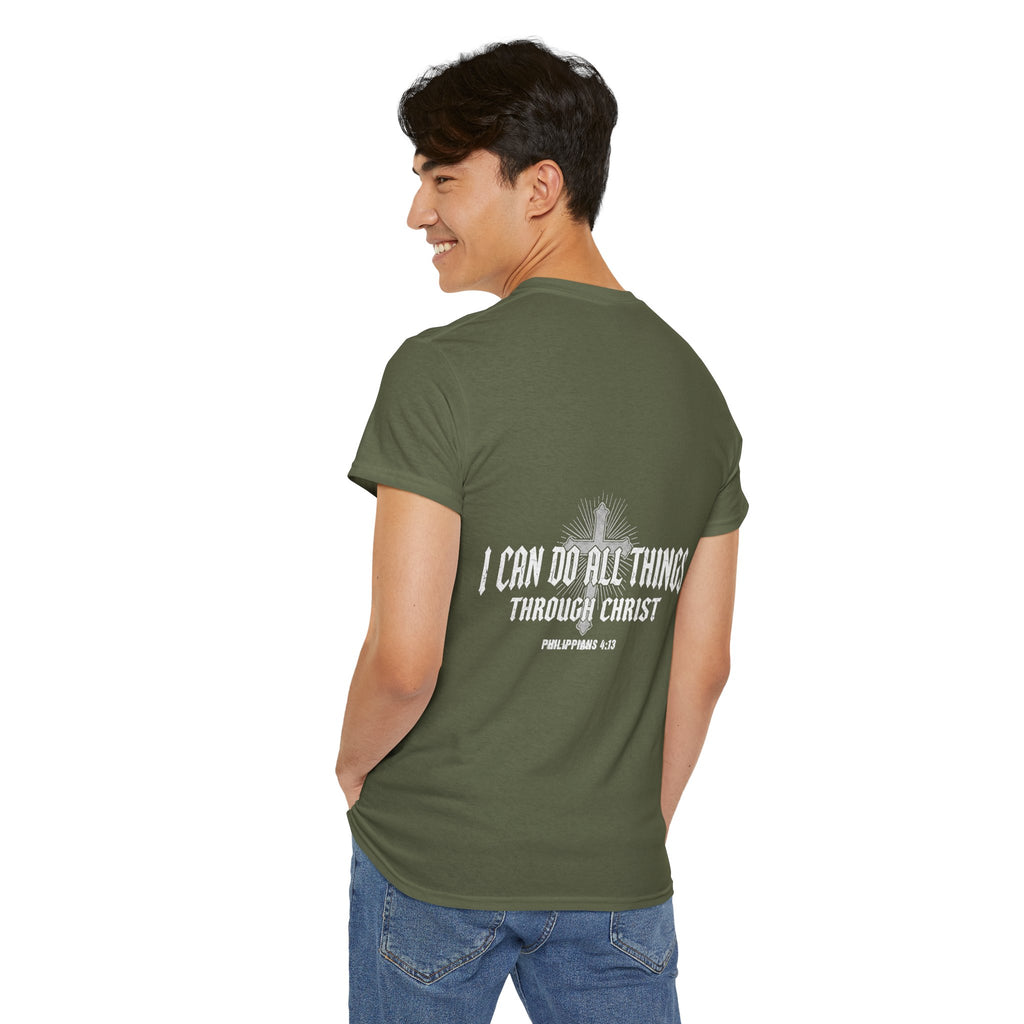 I Can Do All Things Tee – Christian Faith Graphic T-Shirt (Philippians 4:13)