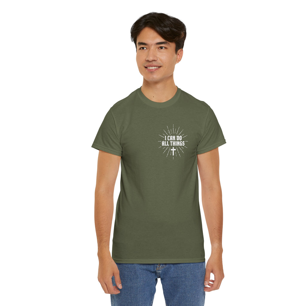 I Can Do All Things Tee – Christian Faith Graphic T-Shirt (Philippians 4:13)