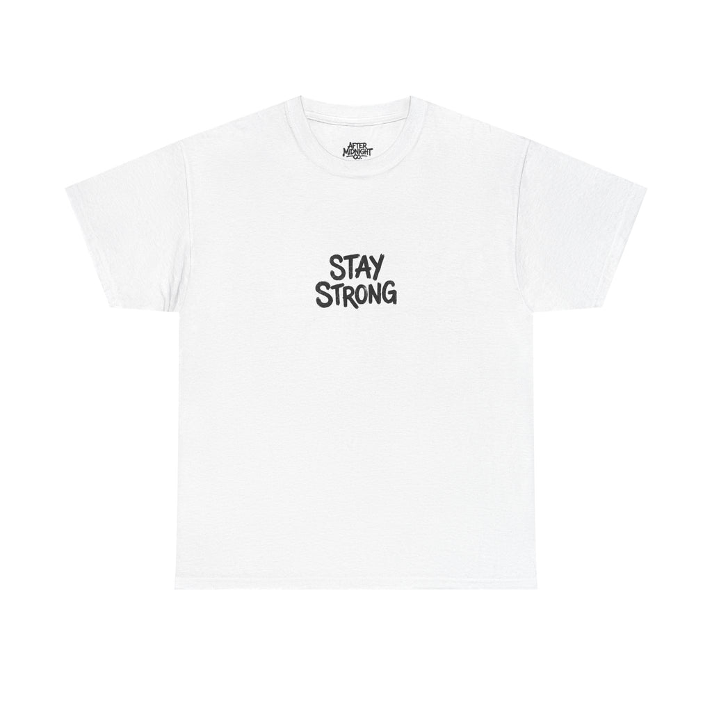 Stay Strong Christian Tee — “The Lord Is My Strength” Psalm 28:7 Inspirational T-Shirt