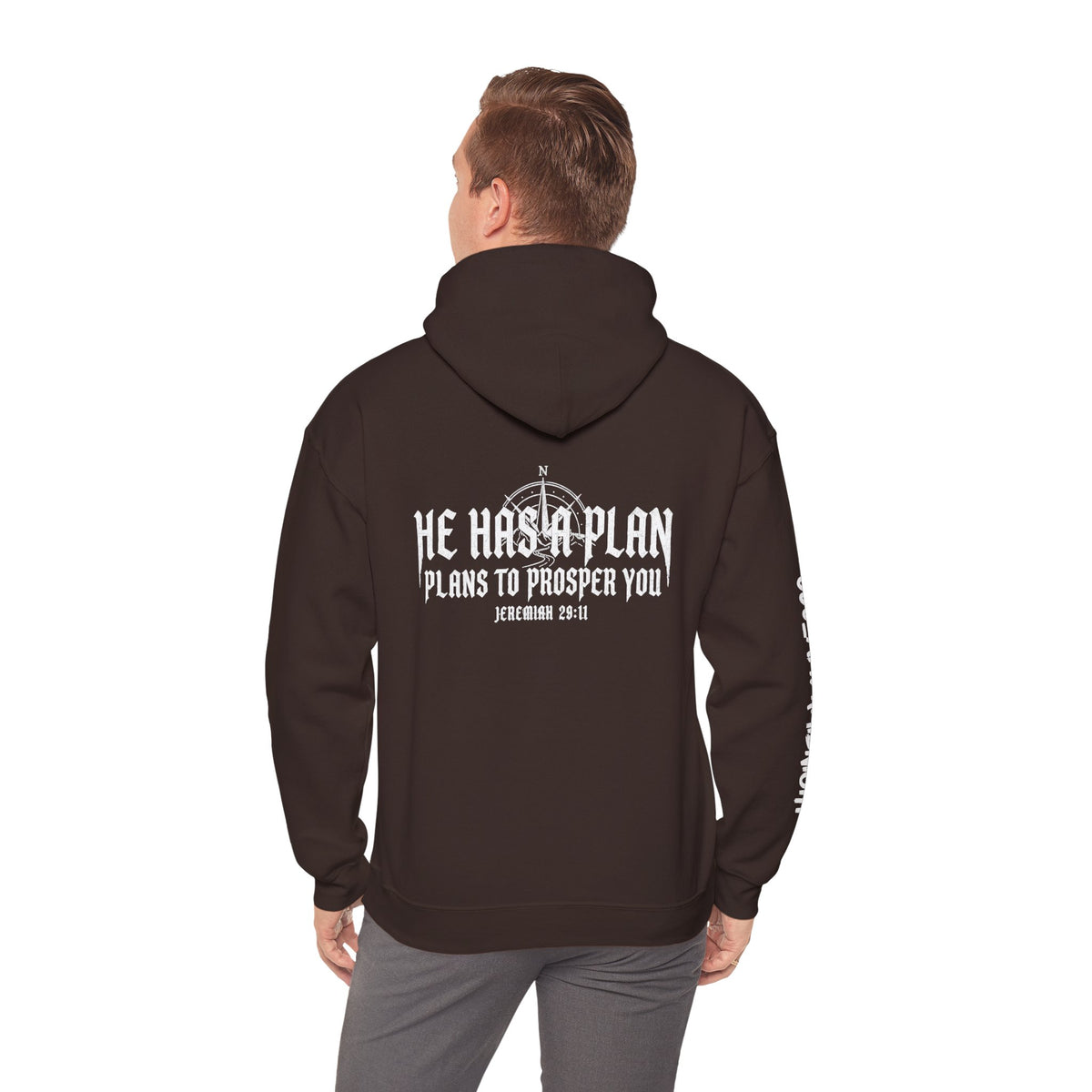 He Has a Plan Hoodie – Jeremiah 29:11 Inspirational Christian Hoodie