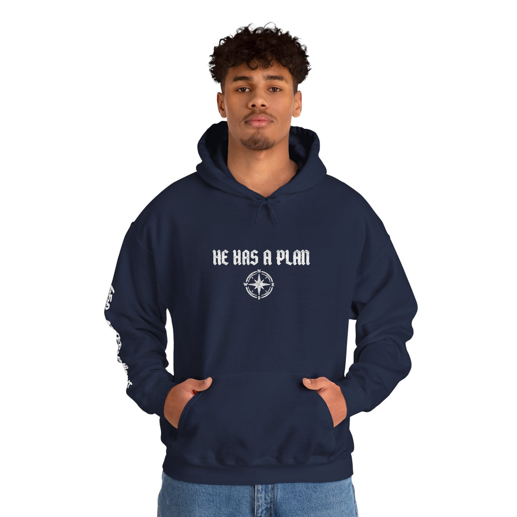 He Has a Plan Hoodie – Jeremiah 29:11 Inspirational Christian Hoodie