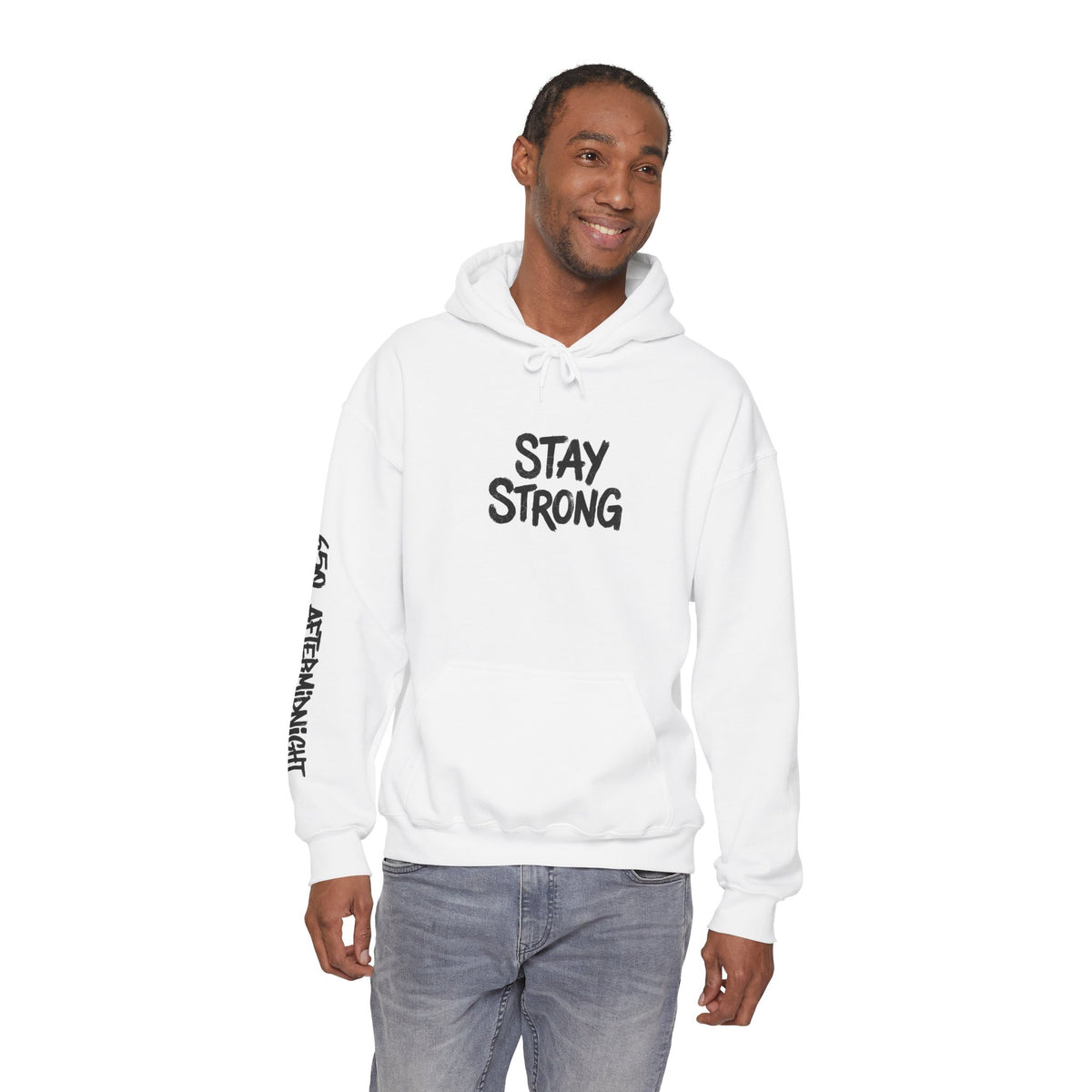 Christian Hoodie - "Stay Strong" Psalm 28:7