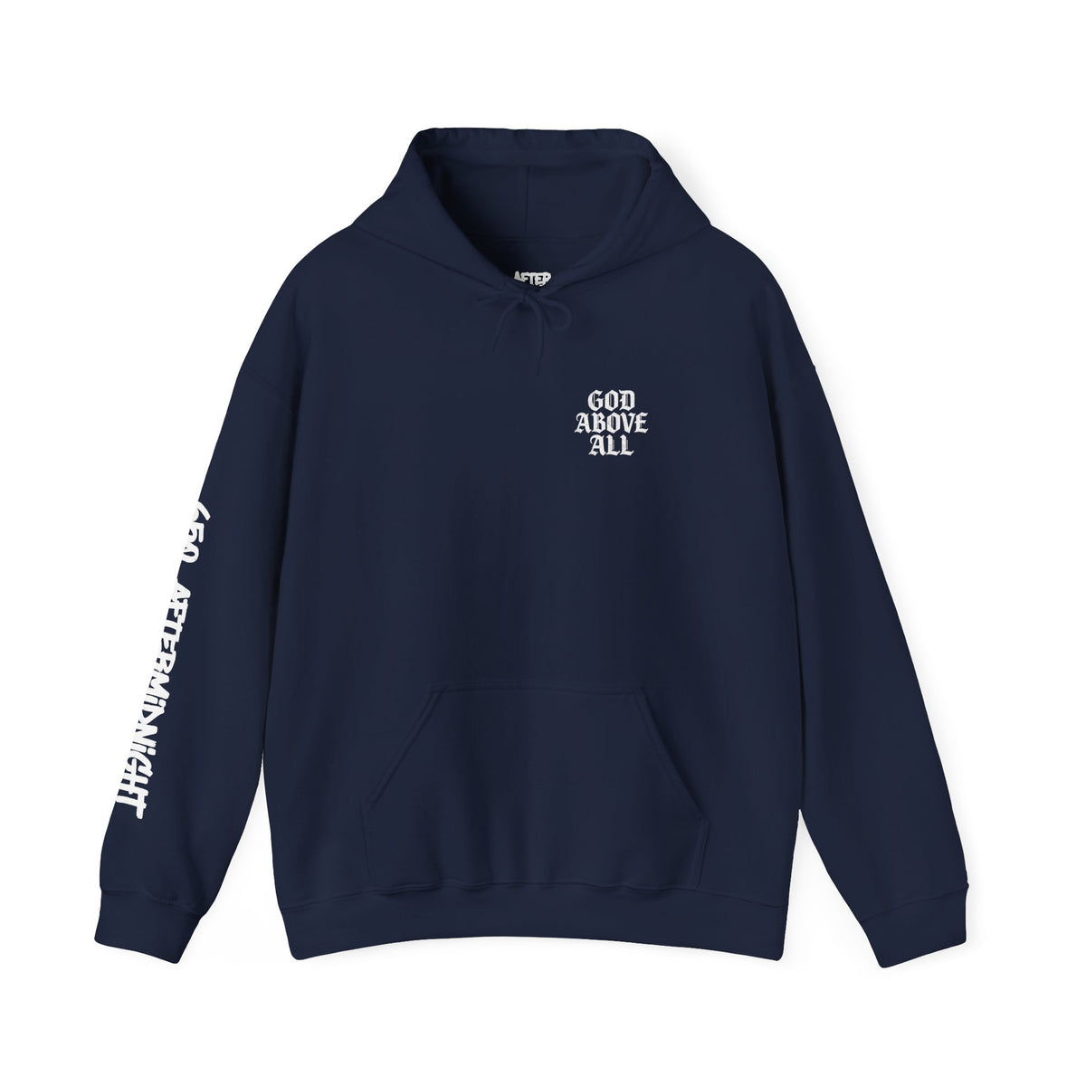 God Above All Hoodie – Christian Scripture Matthew 6:33 Pullover