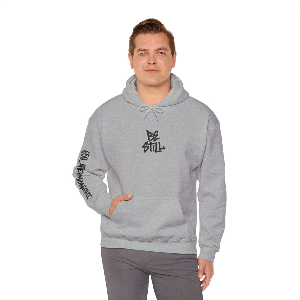 Be Still Hoodie — 'Be Still and Know That I Am God' Christian Graphic Hoodie