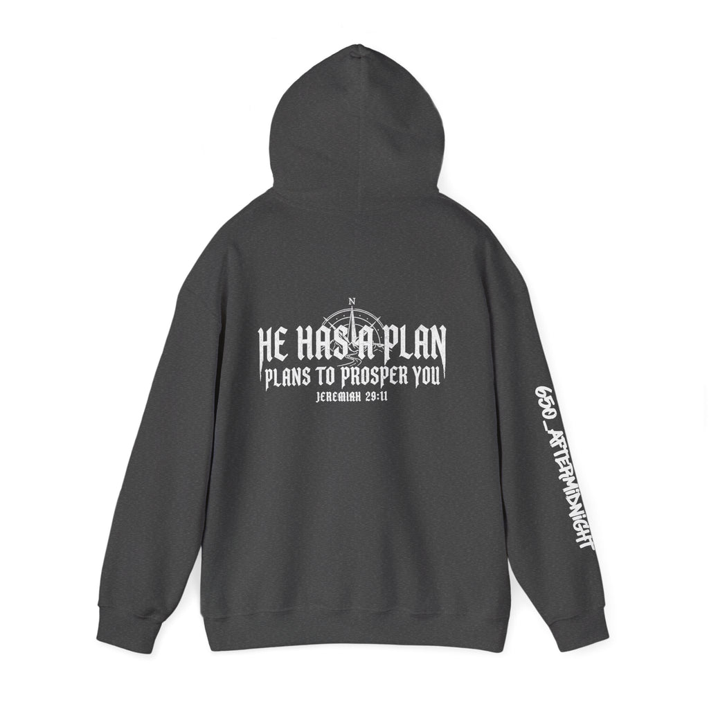 He Has a Plan Hoodie – Jeremiah 29:11 Inspirational Christian Hoodie