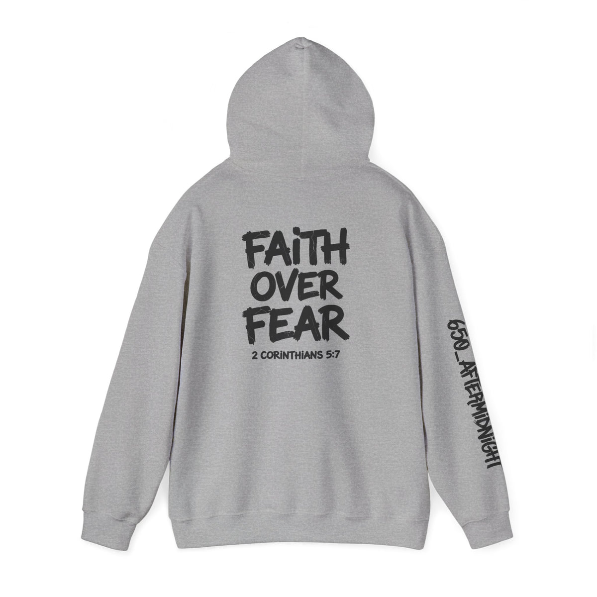 Faith Over Fear Hoodie — "Fearless" Christian Graphic Pullover