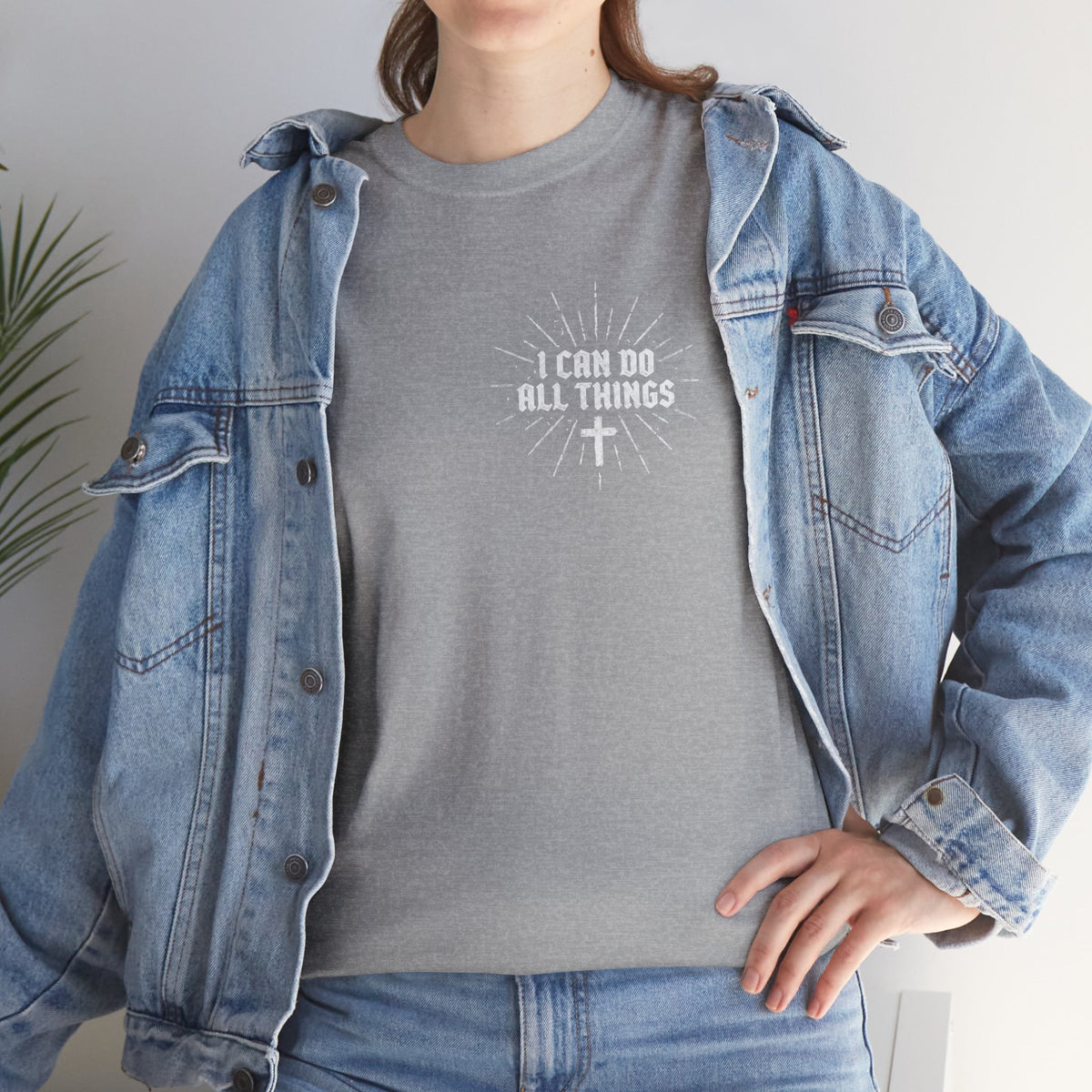 I Can Do All Things Tee – Christian Faith Graphic T-Shirt (Philippians 4:13)