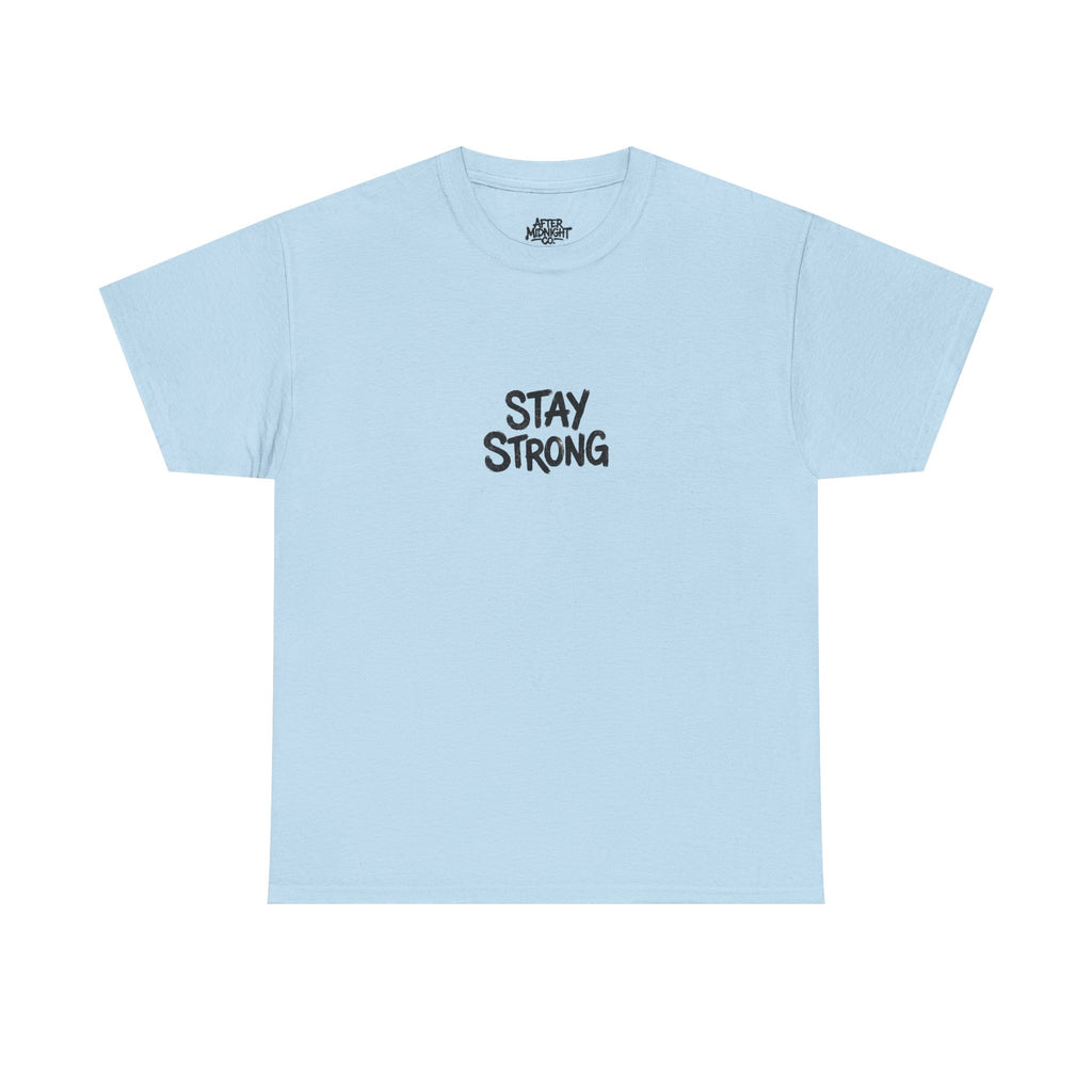 Stay Strong Christian Tee — “The Lord Is My Strength” Psalm 28:7 Inspirational T-Shirt