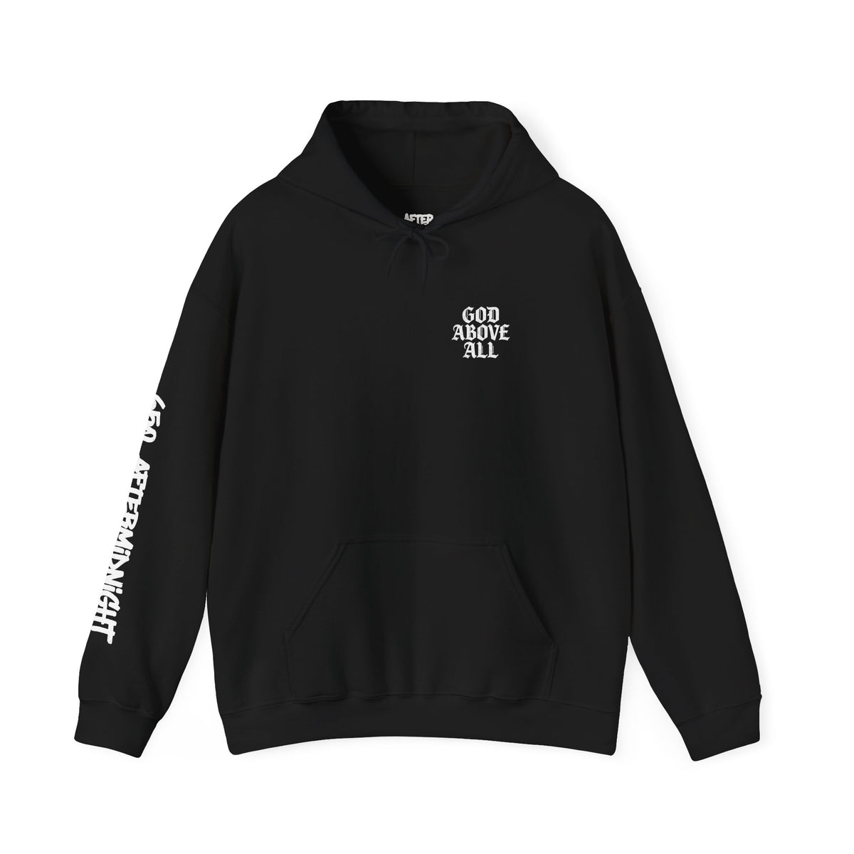 God Above All Hoodie – Christian Scripture Matthew 6:33 Pullover