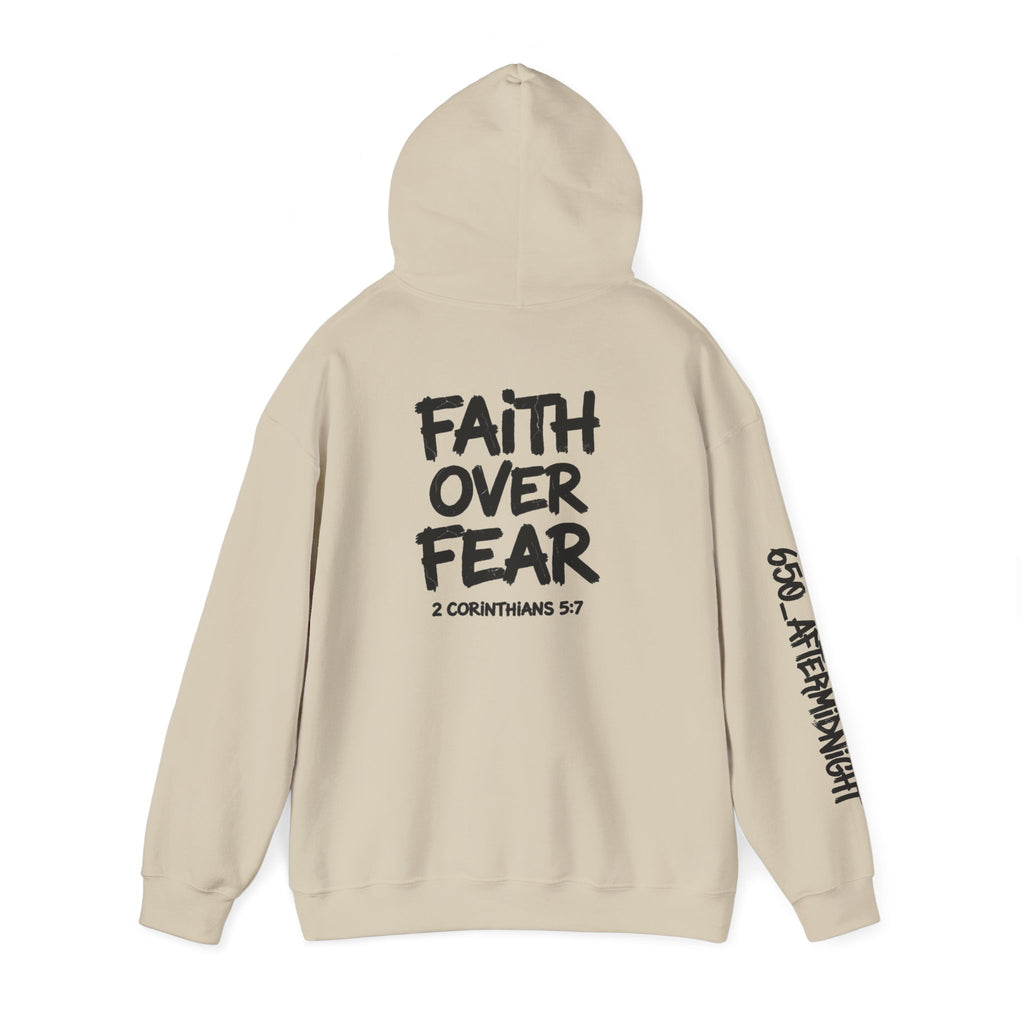 Faith Over Fear Hoodie — "Fearless" Christian Graphic Pullover