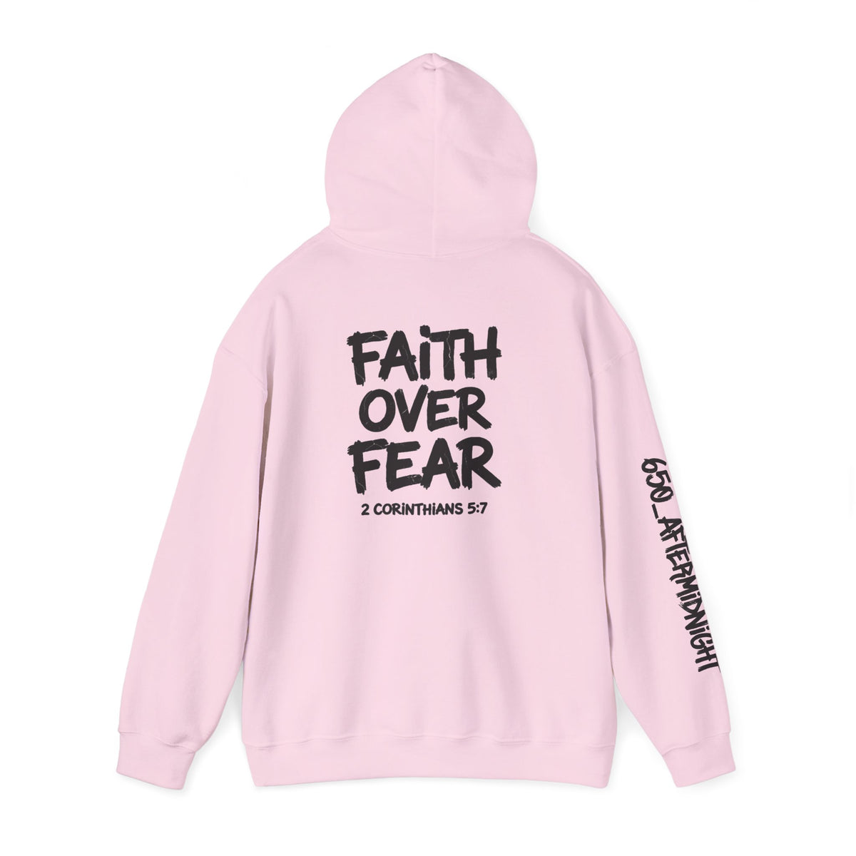 Faith Over Fear Hoodie — "Fearless" Christian Graphic Pullover