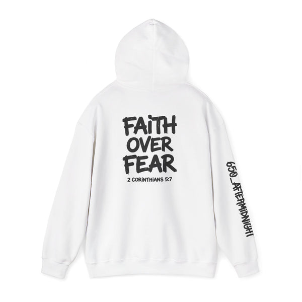Faith Over Fear Hoodie — "Fearless" Christian Graphic Pullover