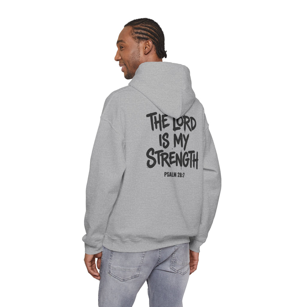 Christian Hoodie - "Stay Strong" Psalm 28:7