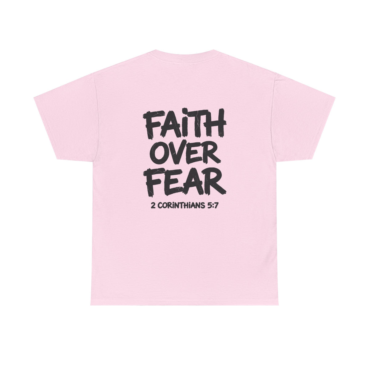 Faith Over Fear T‑Shirt — Bold Inspirational Christian Tee