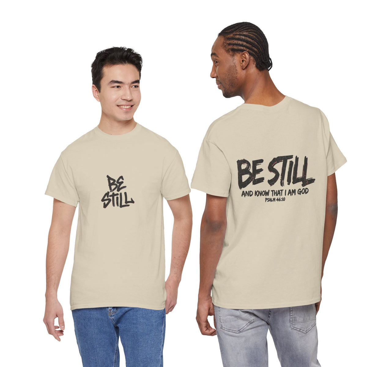 Be Still T‑Shirt – 'Be Still and Know That I Am God' Faith Tee