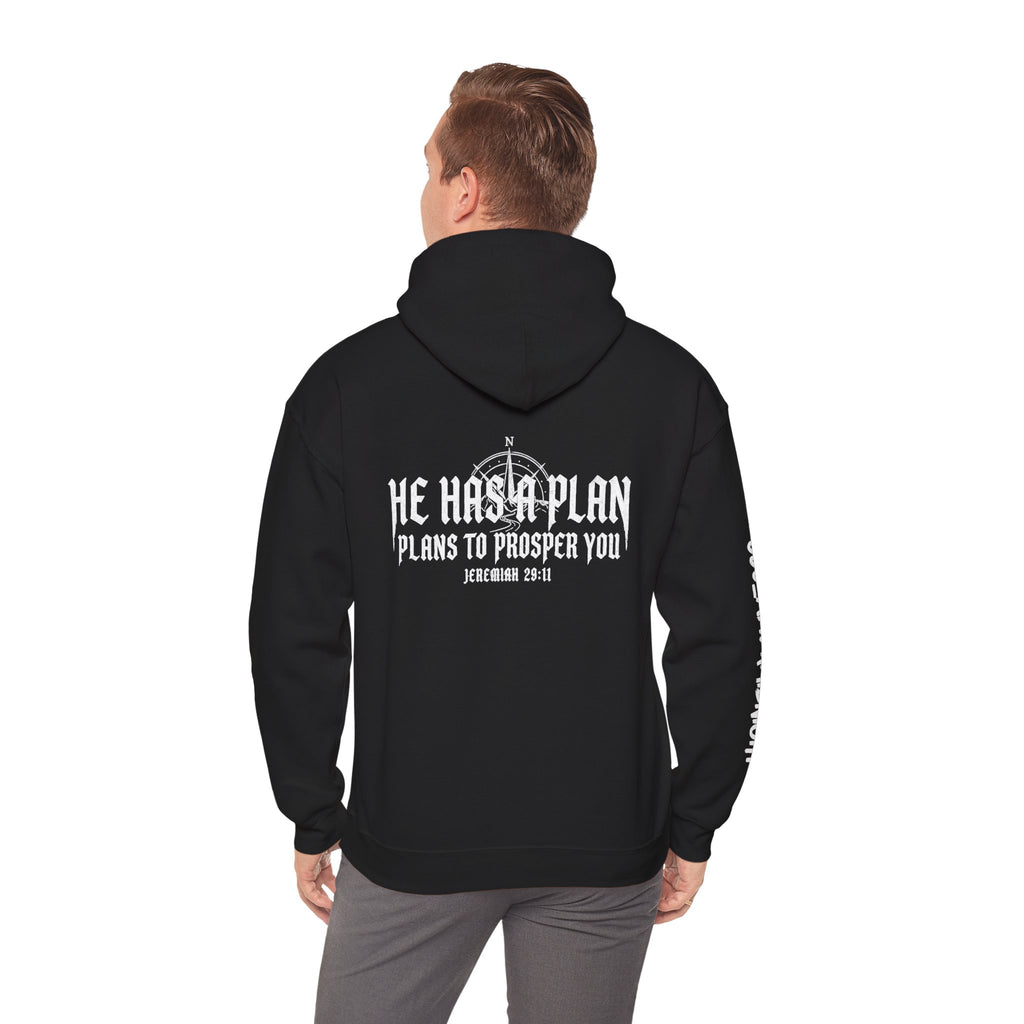 He Has a Plan Hoodie – Jeremiah 29:11 Inspirational Christian Hoodie