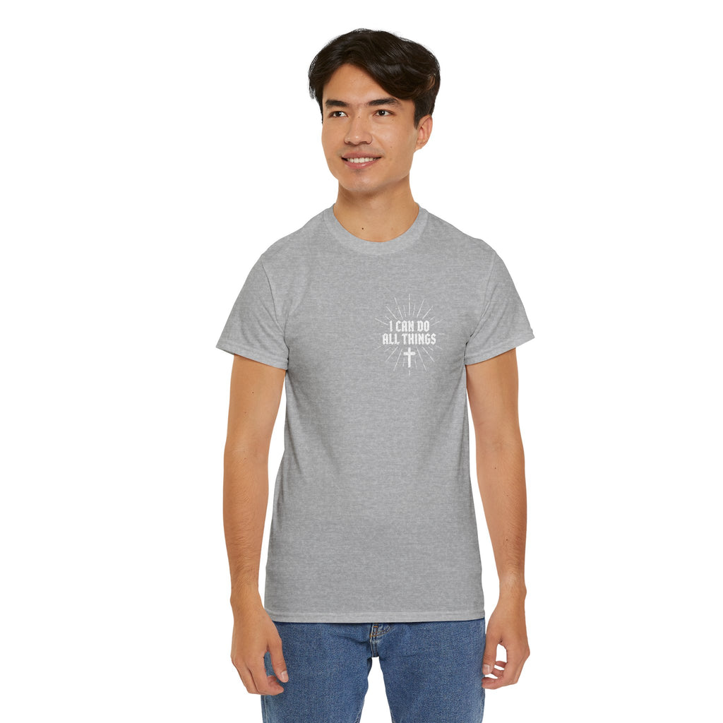 I Can Do All Things Tee – Christian Faith Graphic T-Shirt (Philippians 4:13)