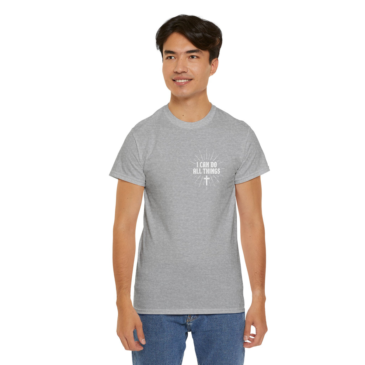I Can Do All Things Tee – Christian Faith Graphic T-Shirt (Philippians 4:13)