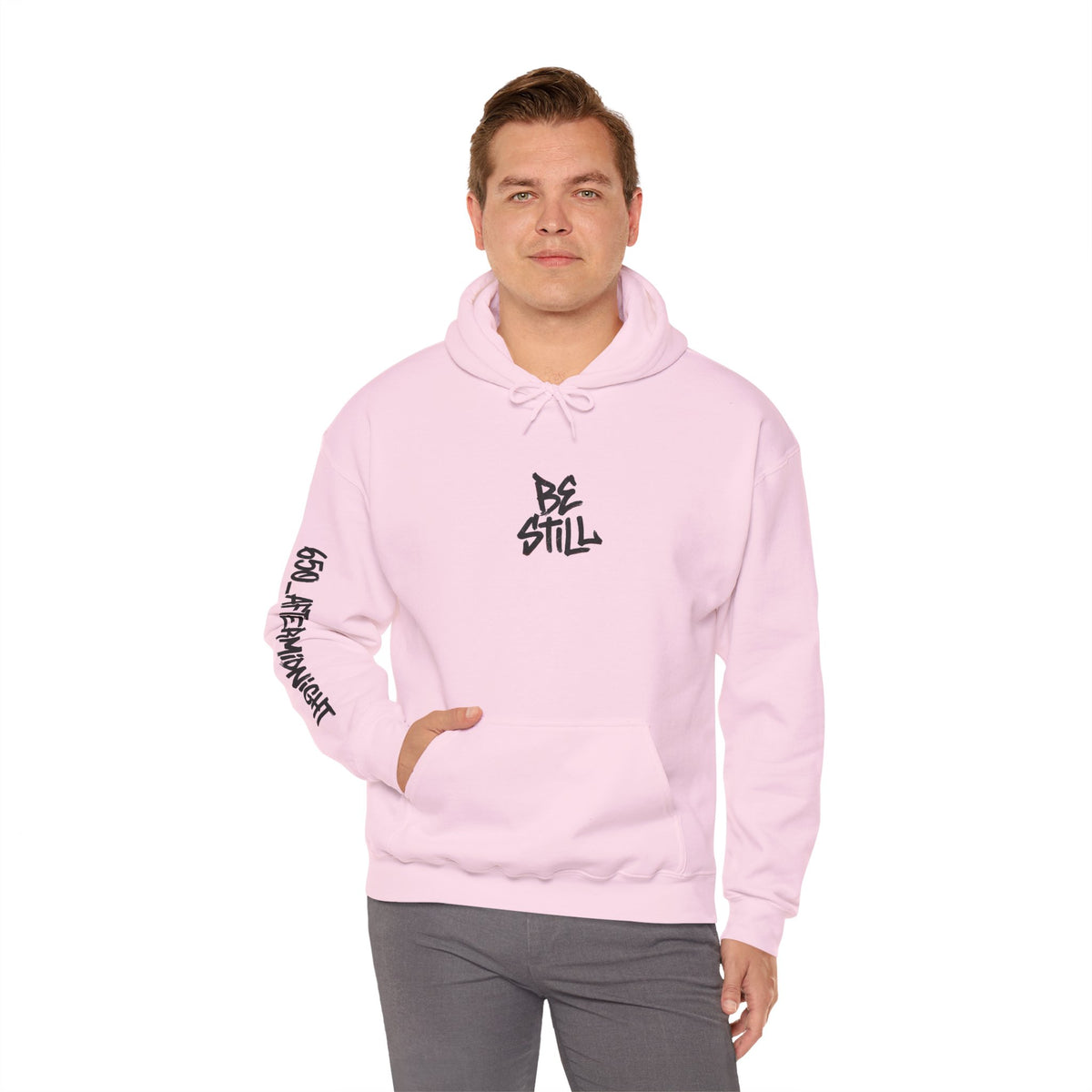 Be Still Hoodie — 'Be Still and Know That I Am God' Christian Graphic Hoodie