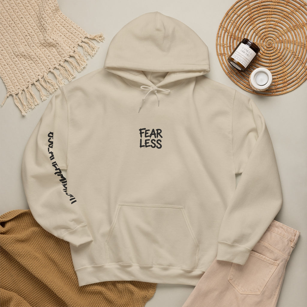 Faith Over Fear Hoodie — "Fearless" Christian Graphic Pullover
