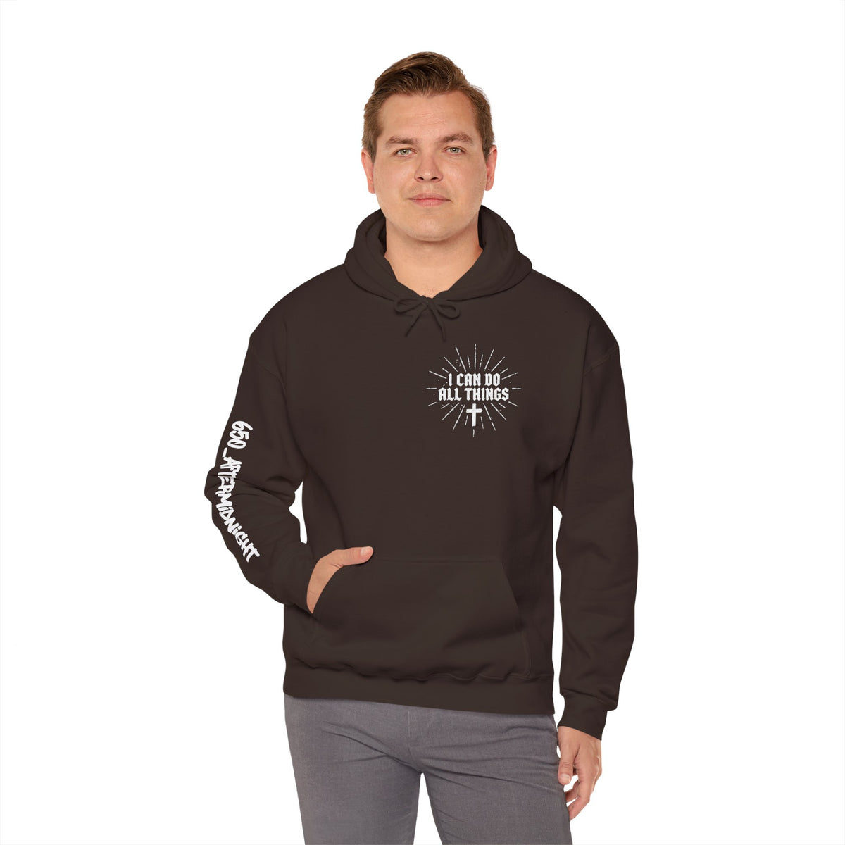 Christian Hoodie - "I Can Do All Things Through Christ"