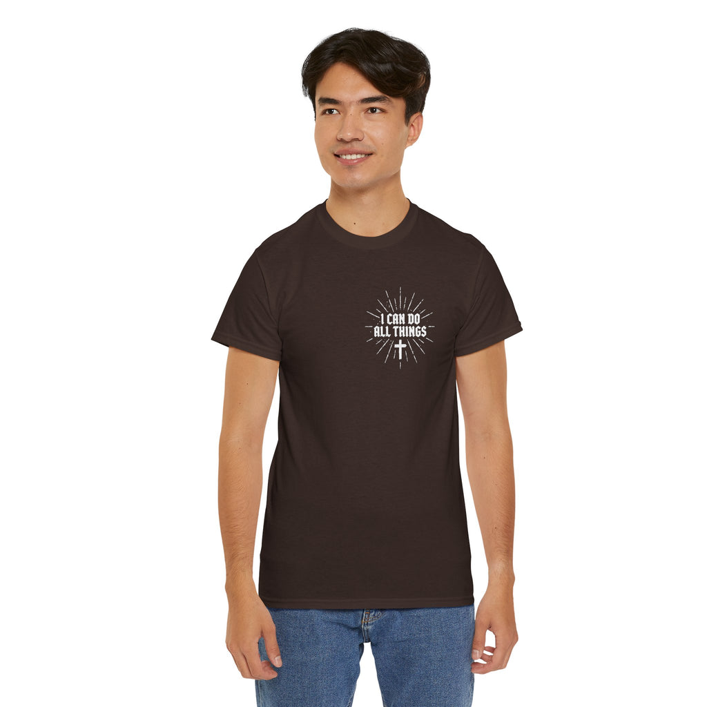 I Can Do All Things Tee – Christian Faith Graphic T-Shirt (Philippians 4:13)
