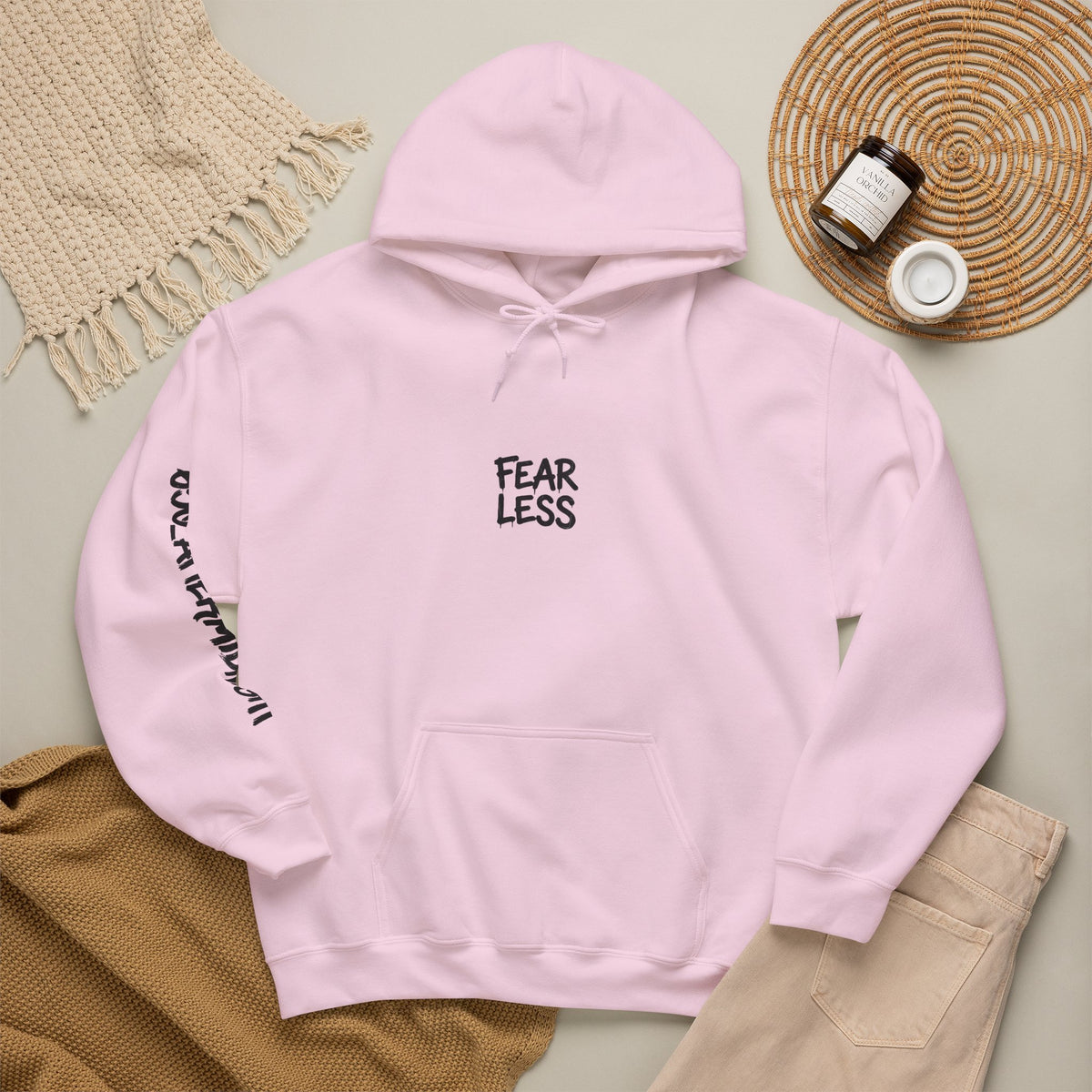 Faith Over Fear Hoodie — "Fearless" Christian Graphic Pullover