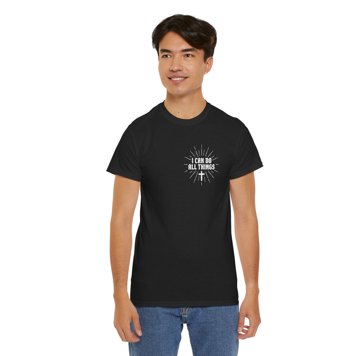 I Can Do All Things Tee – Christian Faith Graphic T-Shirt (Philippians 4:13)