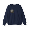 Crewneck Sweatshirt — "You're Not Riding Alone" Motorcycle Night Ride Design