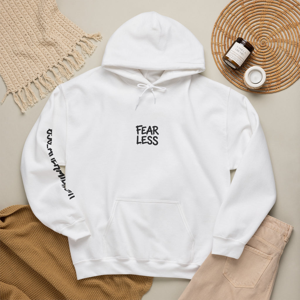 Faith Over Fear Hoodie — "Fearless" Christian Graphic Pullover