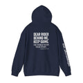 “Dear Rider Behind Me, Keep Going” Inspirational Cycling Sweatshirt