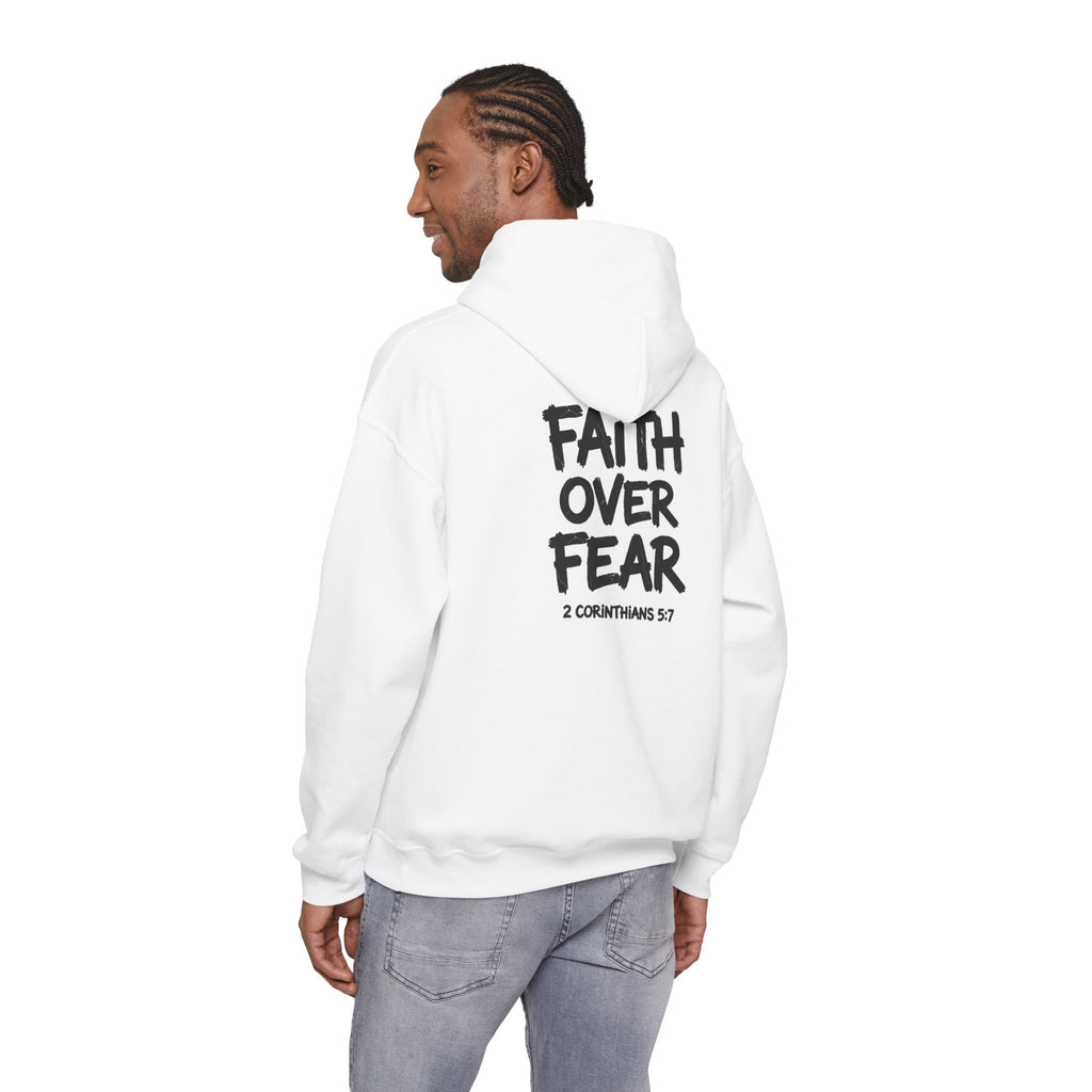 Faith Over Fear Hoodie — "Fearless" Christian Graphic Pullover