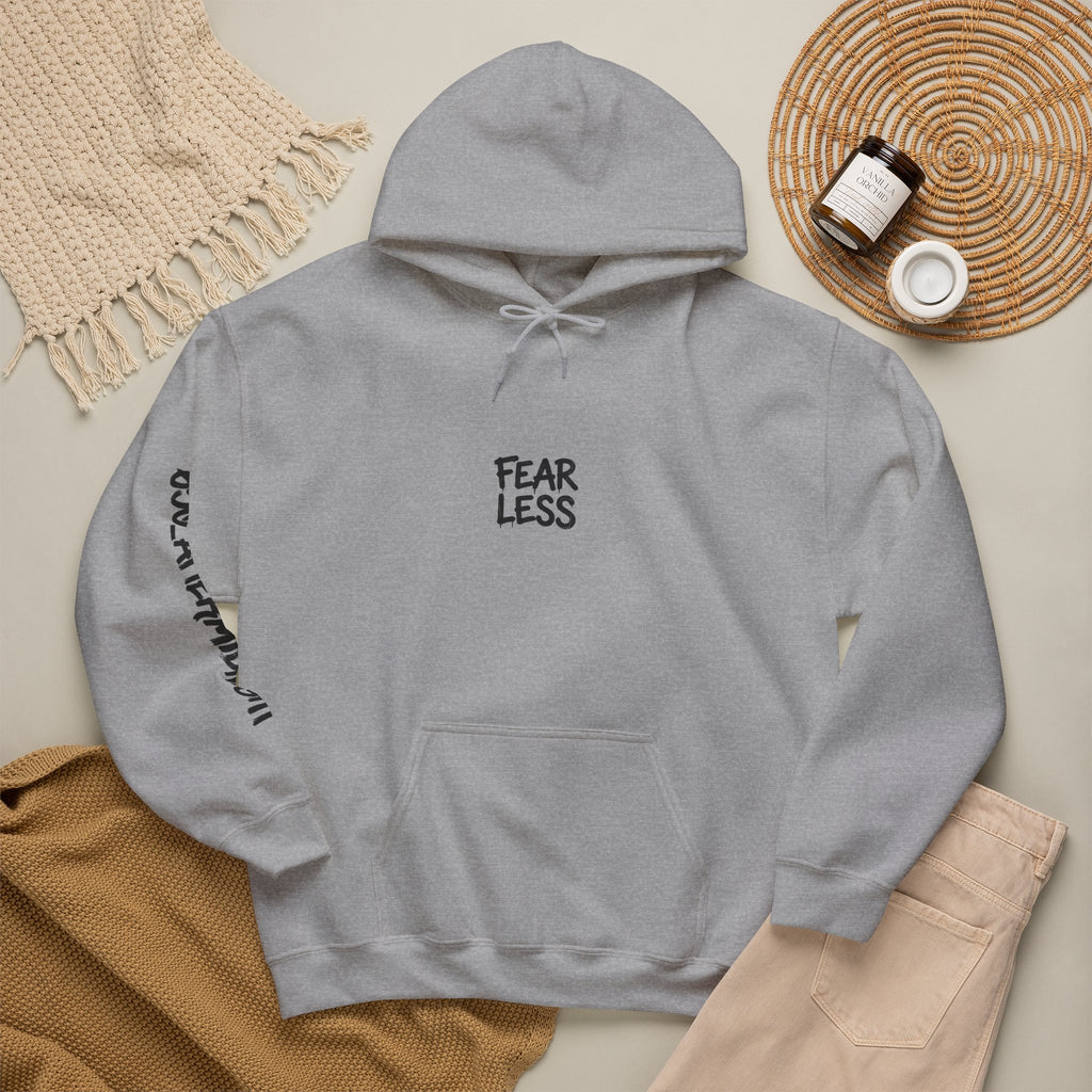 Faith Over Fear Hoodie — "Fearless" Christian Graphic Pullover