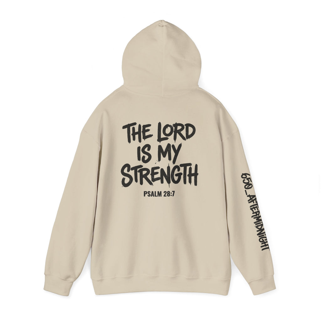 Christian Hoodie - "Stay Strong" Psalm 28:7